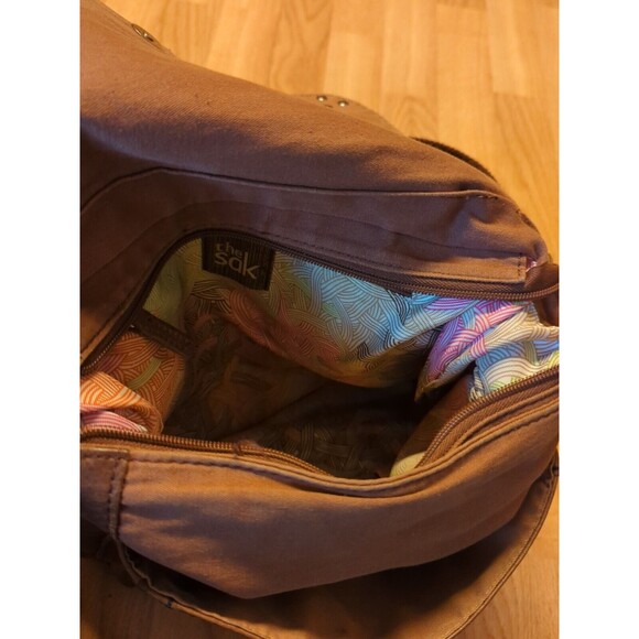 The Sak Ventura Brown Leather Backpack Convertible Cross Body Bag - Picture 7 of 11